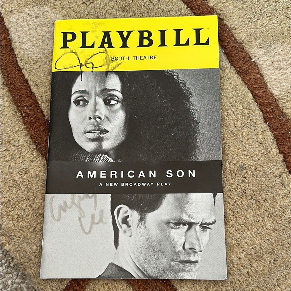 American Son Playbill with Signatures